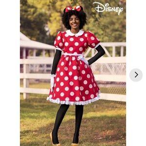 Disney Red Polka Dot Adult Costume